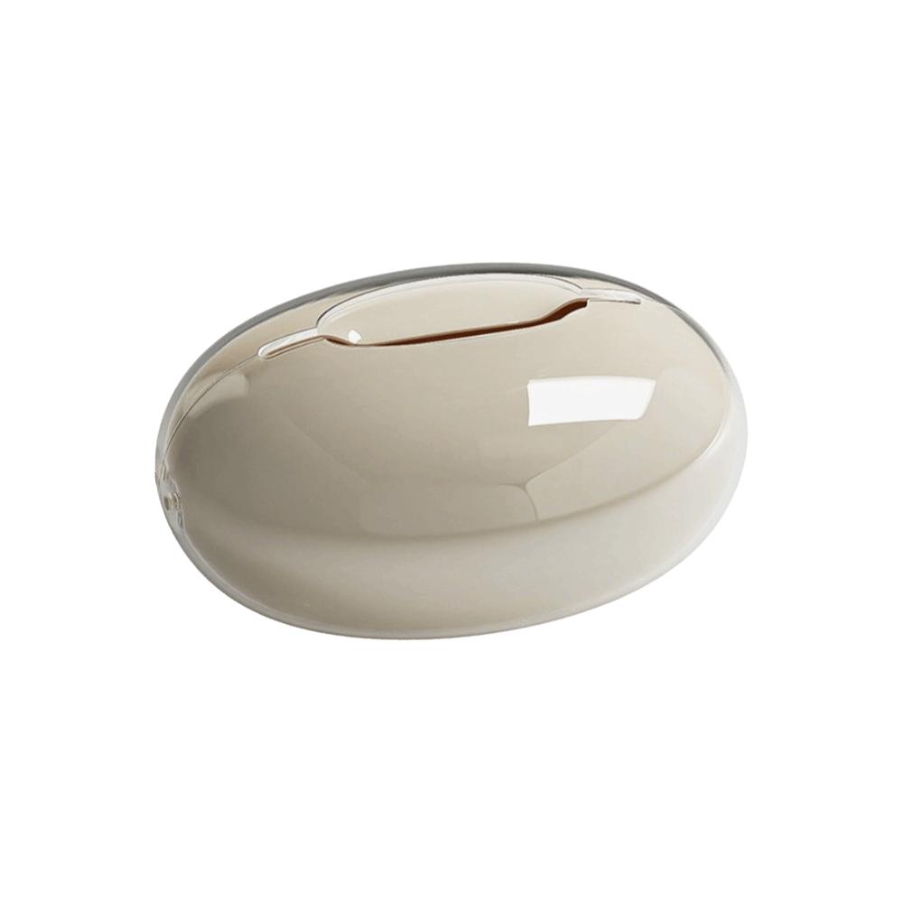 Simple Creative Tissue Box Light Luxury Magnetic Tissue Dispenser Water Droplet Shape Removable Tissue Container Living Room
