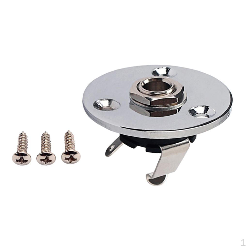 1/4" 6.35mm Output Plate Screws For Electric Guitar Bass