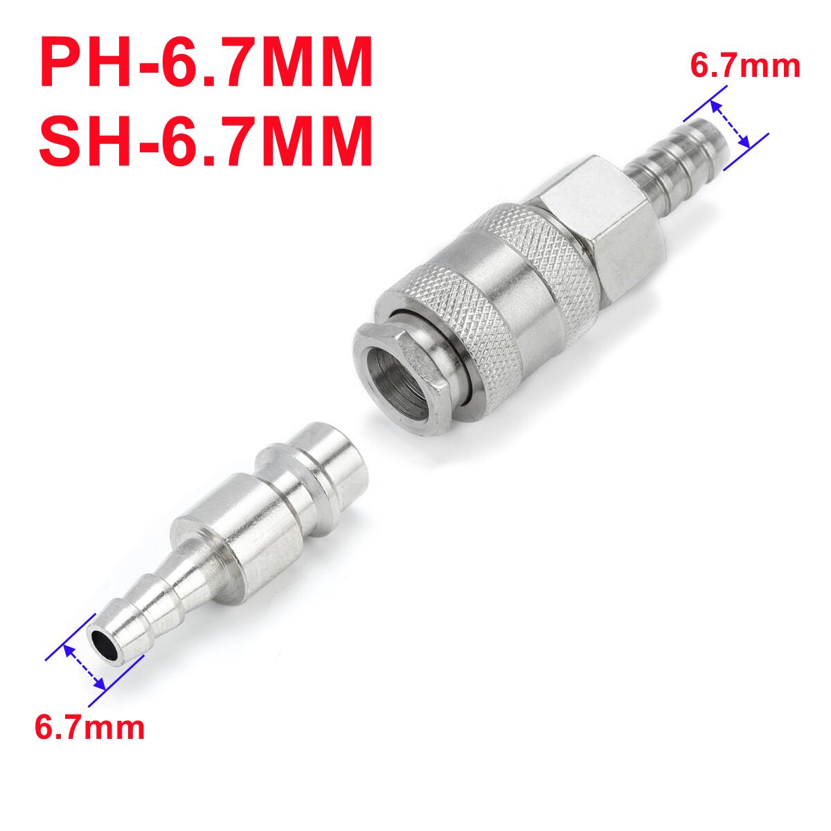 

1 Set Quick Connect Pneumatic Coupler, 6/8/10mm, European Standard, for Air Tools, SH/PH Type, Brass Industrial Fitting
