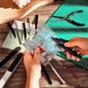 Hobby Tool Kit Modeler Deburring Kit 17 Pieces Model Tools For Painting Electronics Jewelry Crafting Hobby Woodworking Building
