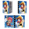 3 Inch 4-Pocket Card Binder, One Piece Anime Card Collection Album, A5 Trading Card Holder, Holds 240 Cards