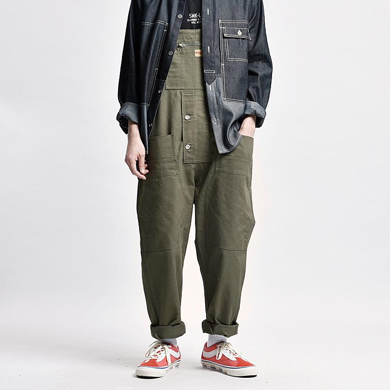 Men's Street Multi-pocket Tool Overalls Overalls One-piece Overalls Trousers