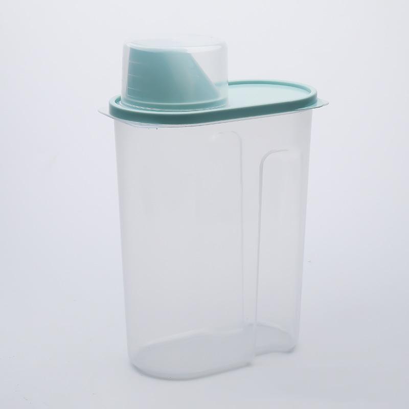 Large Kitchen Grain Storage Tank Food Dry Goods Storage Box Plastic Sealed Waterproof Grain Clear Coarse Cereal Container