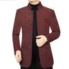 2026 Spring Men's Fashionable Stand-up Collar Jacket – Business Casual, Versatile, Trendy Dad's Wear
