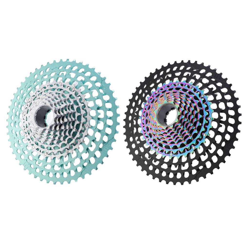 Mountain Bike Cassette 12 Speed Low Noise Hollow Design Aluminum Alloy Lightweight Cassette Sprocket