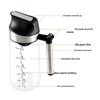 ZISIZ Auto-Flip Glass Oil Dispenser Set