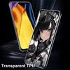 Anime Girls Cute Black Cat Phnoe Case for Xiaomi Poco X5 X6 X7 Pro X4 Gt F7 Ultra M8 M7 Redmi 15C 15 13C 13 12C 12 Unique Cover