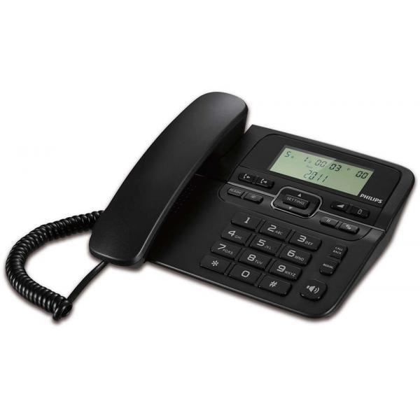 Telefony przewodowe M20B/00 Mów głośnomówiąco Mów głośnomówiąco z tym telefonem przewodowym Plug & Grać. Jest wyposażony w