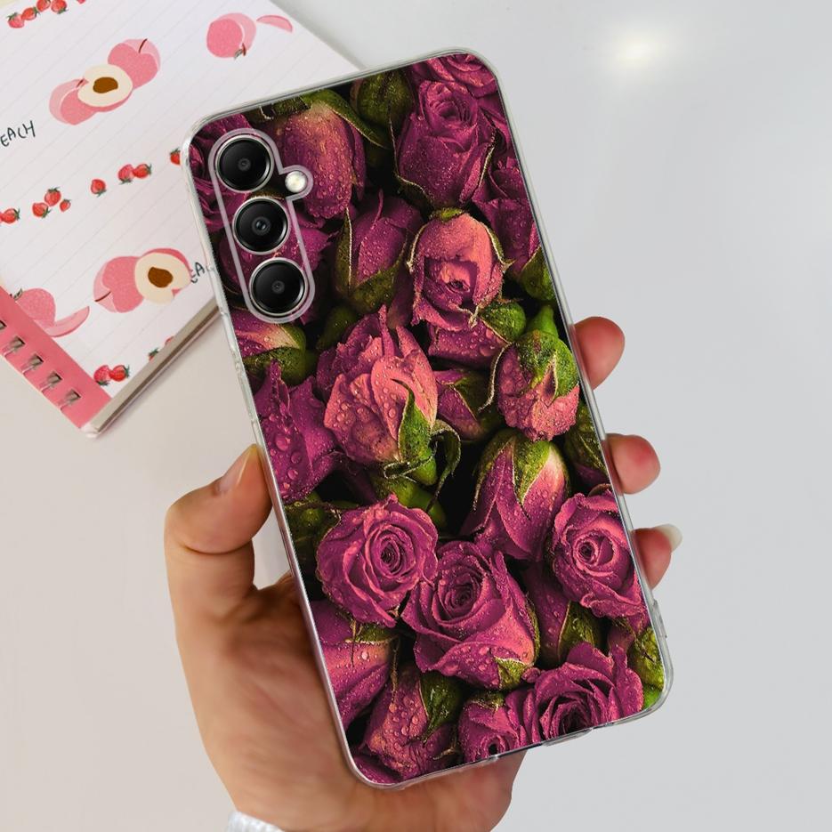 For Samsung Galaxy A05s Case SM-A057F Cute Cat Cartoon Cover Clear Silicone Phone Case For Samsung A05s A 05s Soft Fundas Bumper