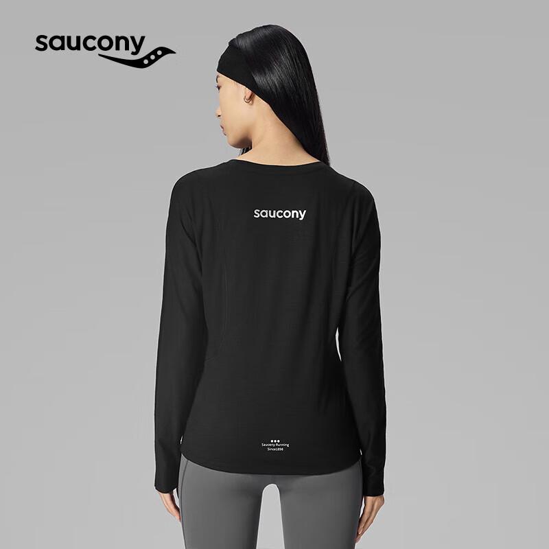 Saucony Women s Merino Wool Long Sleeve Round Neck T-shirt M