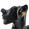 CHANEL COCO Mark Earring vintage Plated Gold 14g Women Used
