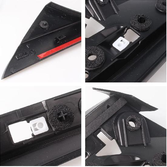 Windshield A-Pillar Molding Trim Kit Left Driver Side Compatible with 2011-2019 Ford Explorer Replaces: 926-450, BB5Z7803137AA, BB5Z7803145AA