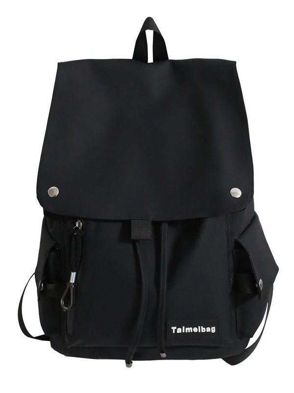 Minimalist Oxford Cloth Backpack For Travel With Feature For Unisex Casual Use