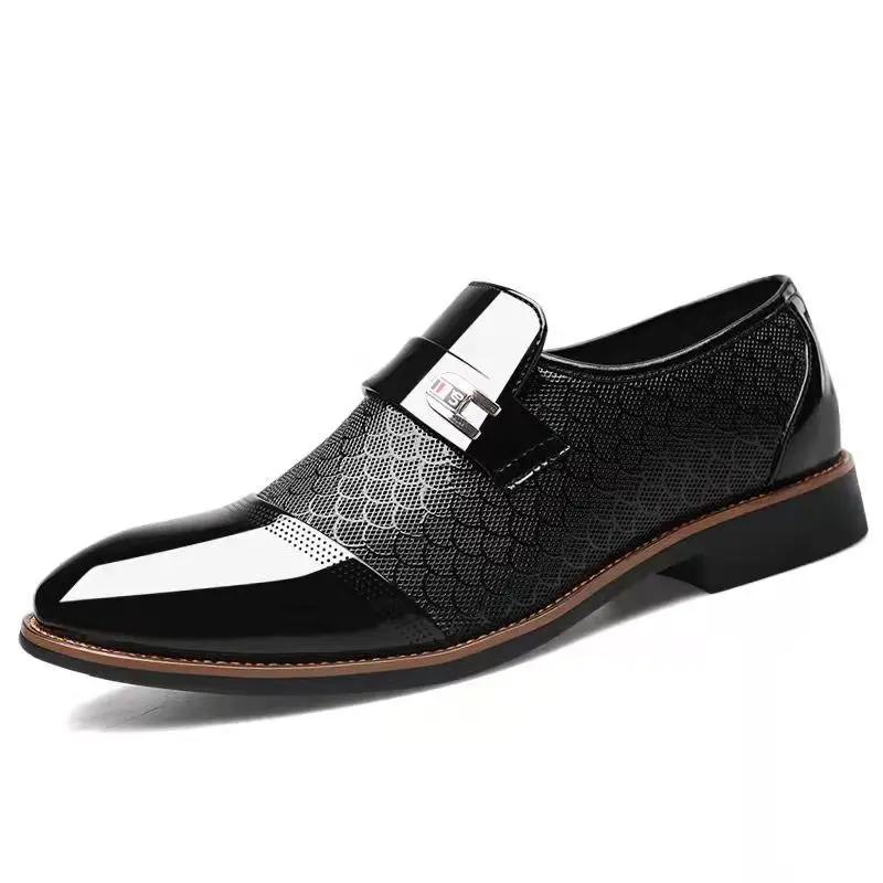 Men's Dress Shoes Four Seasons Wedding Business Shoes Nightclubs Oxfords Shoes for Men Breathable Working Shoe Zapatos De Hombre