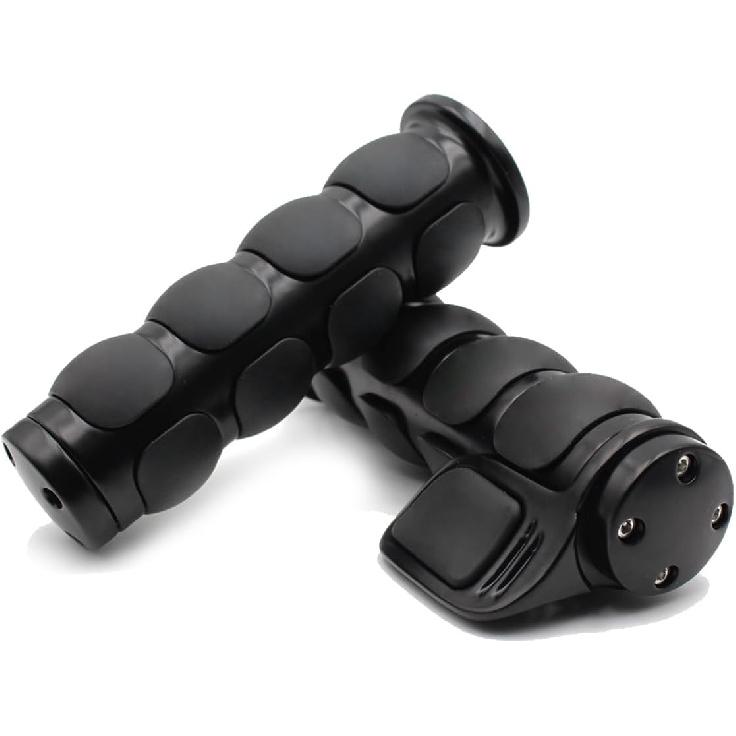 Motorcycle Grips 1  Non-Slip Rubber Handlebar Throttle Grips Motorcycle Handlebar Grips for Harley Davidson Street Glide Sportster 883 Road King Dyna