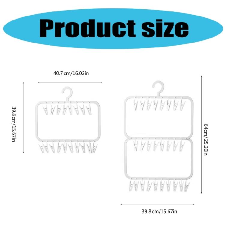 Practical Rotating Hook Drying Rack Space Efficient Drying Rack for Small Items in Bedrooms Bathrooms and Closets