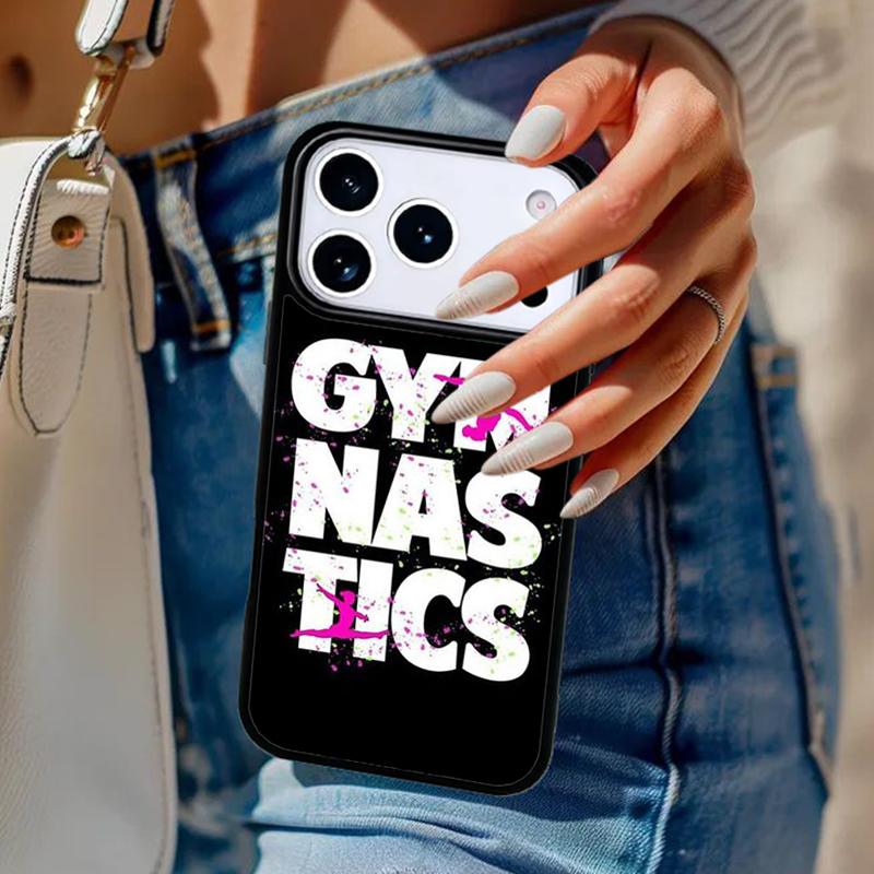 Love Gymnastics Phone Case For iPhone 17 Air 14 15 13 12 Max Cover For Apple 16e 11 Pro Max Plus Coque