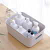 10pcs Large Capacity Bathroom Plastic Storage Box Household Sundries Organizing Toy Storage Basket Snack Desktop Organizer