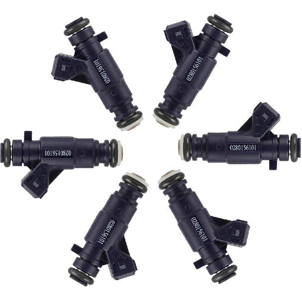 Fuel Injectors Set of 6 Fit for Porsche for Cayenne 2003-2006, 94860513002 94860513001