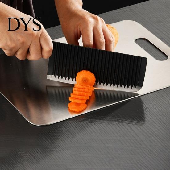 Stain Resistant Cutting Board Double-Sided Stainless Steel Non-Slip Kitchen Chopping for Meat Prep Vegetables Dough Rust-Proof Multi-Purpose