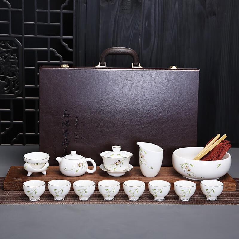 Japanese Zen Black Pottery Tea Set