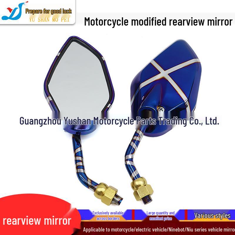 Universal 10MM Rearview Mirror for Electric Scooters & NIU U+B Ninebot Motorcycles