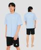 VERTONE Loose Fit Short Sleeve Rash Guard Light Blue