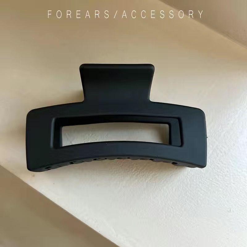 Women s Frosted Shark Hair Clip - 13CM Rectangular Updo Accessory