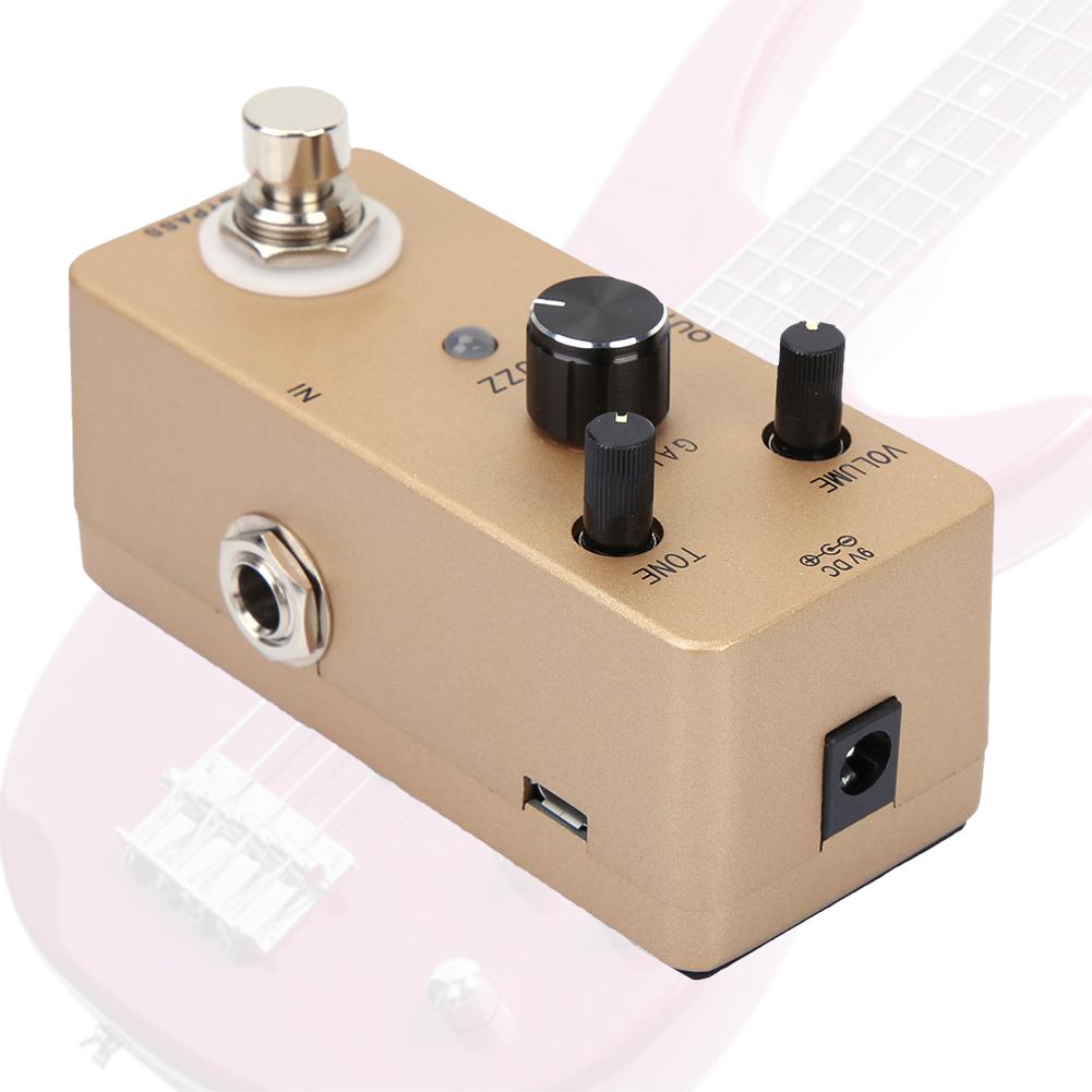All Metal Housing Electric Guitar Fuzz Style Effect Pedal Distortion For Rock Musicians