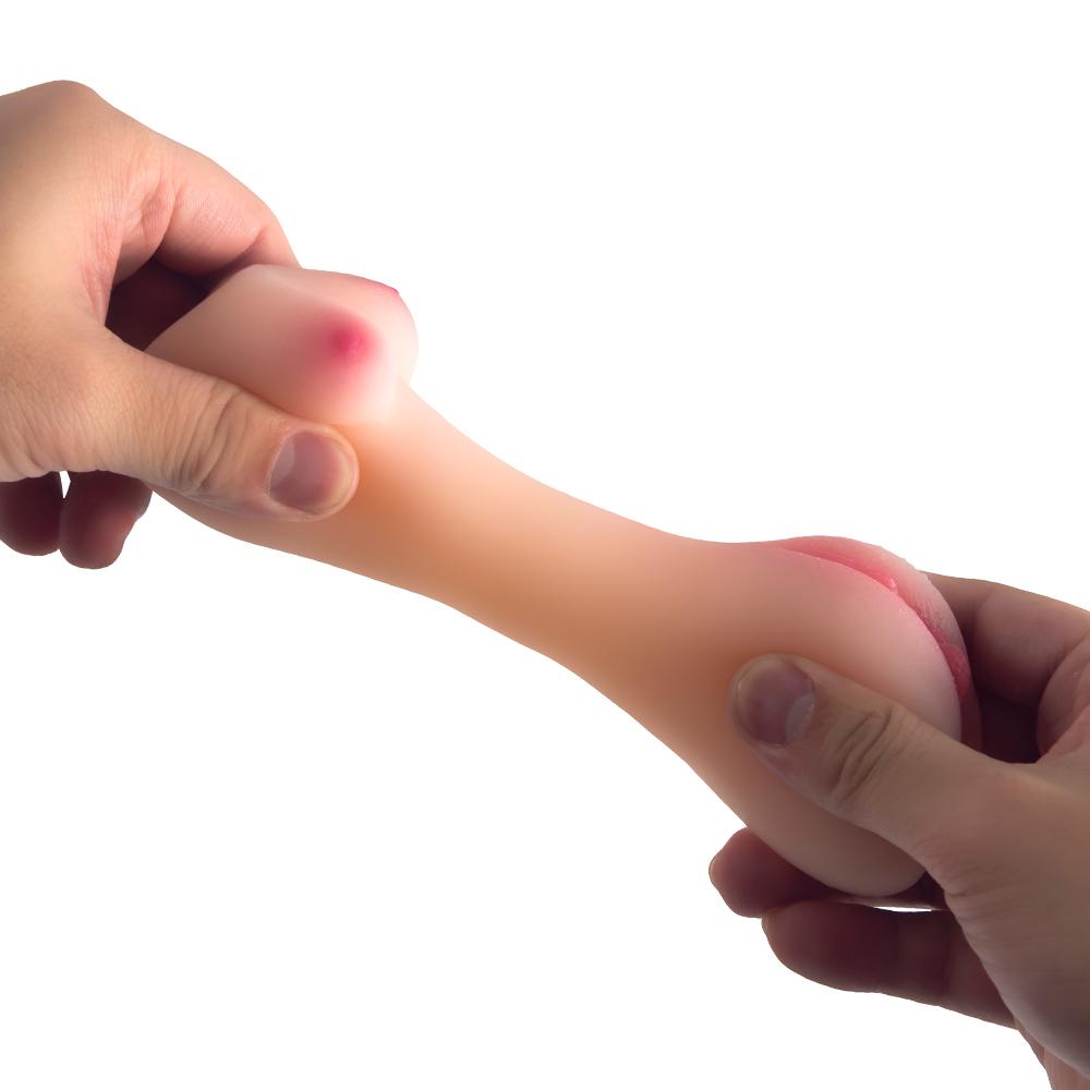 Male Masturbators Adult Sex Toys with 3D Realistic Textured Pocket Pussy and Tight Anus Sex Stroker