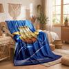 Everton Fußball Druck Flanell Decke Weich Warm Sofa Bett Überwurf für Zuhause Büro Schlafzimmer