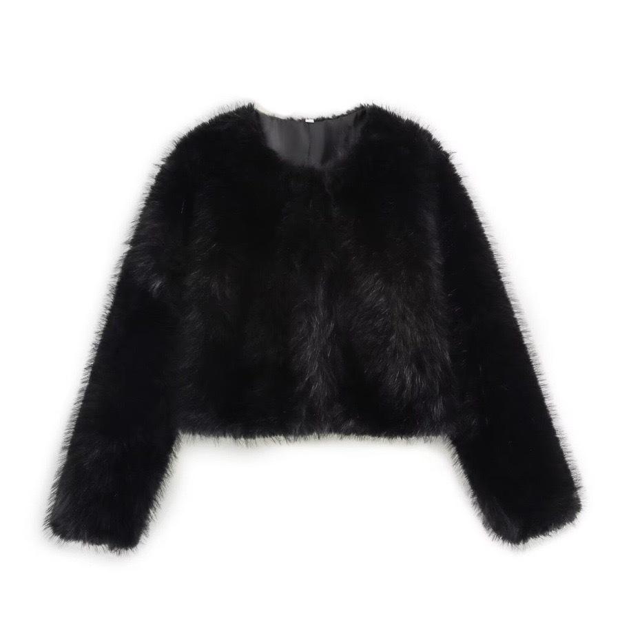 Hot-selling new women's clothing fashion European and American style temperament artificial fur short coat Mao Mao jacket manufacturer