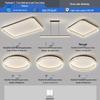 Italian Luxury Ceiling Lamp Set: 2025 Modern Atmospheric Design for Living Room