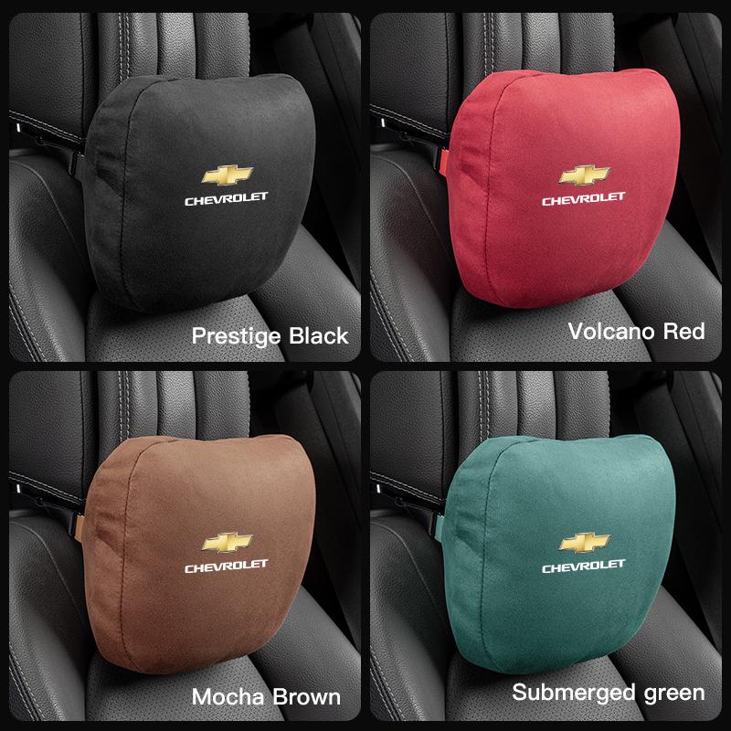 High Quality Car Neck Headrest Support Seat Soft Pillow For Chevrolet Bolt Spark Tahoe Z71 Aveo Impala Lacetti Malibu Sail SS
