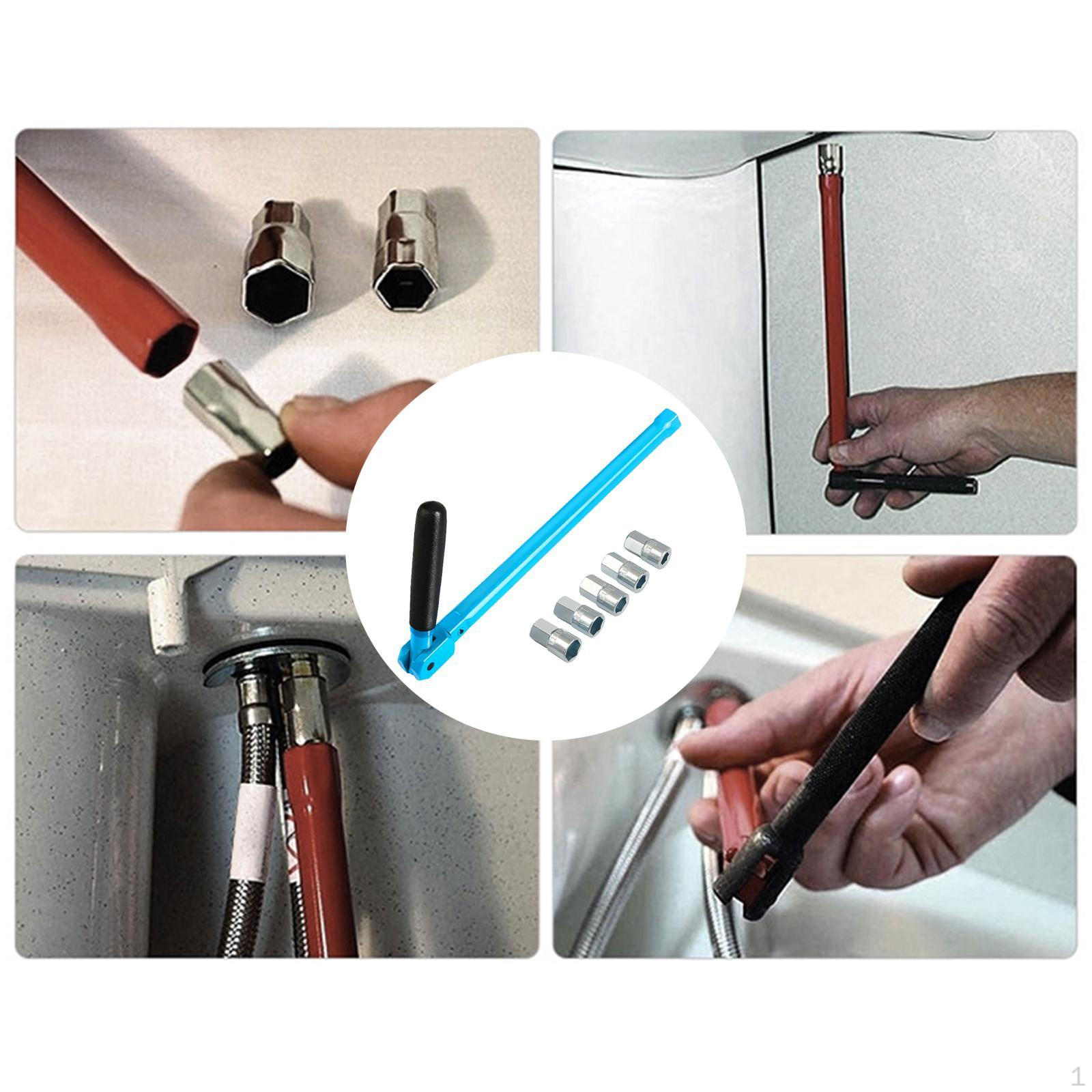 

Ключ для раковины смесителя Сантехник 8мм, 9мм, 10мм, 11мм, 12мм Набор гаек