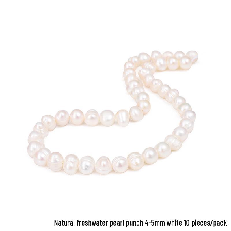 Kit Bijuterii DIY Perle Naturale Roz-Albe Lucrate Manual