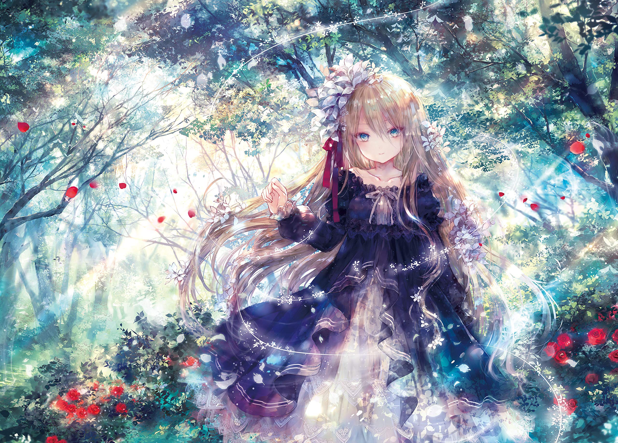 

Epoch 500-piece Jigsaw Puzzle IllustrationArt Fantastic ArtOnineko Sylphia Monogatari (38x53cm) 06-109 with Glue, Spatula, and Score Ticket