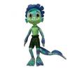 Luca & Sea Monster Plush Toy Set - Ultra Soft Short Plush Luca, Julia, Cat 4-Piece Collection