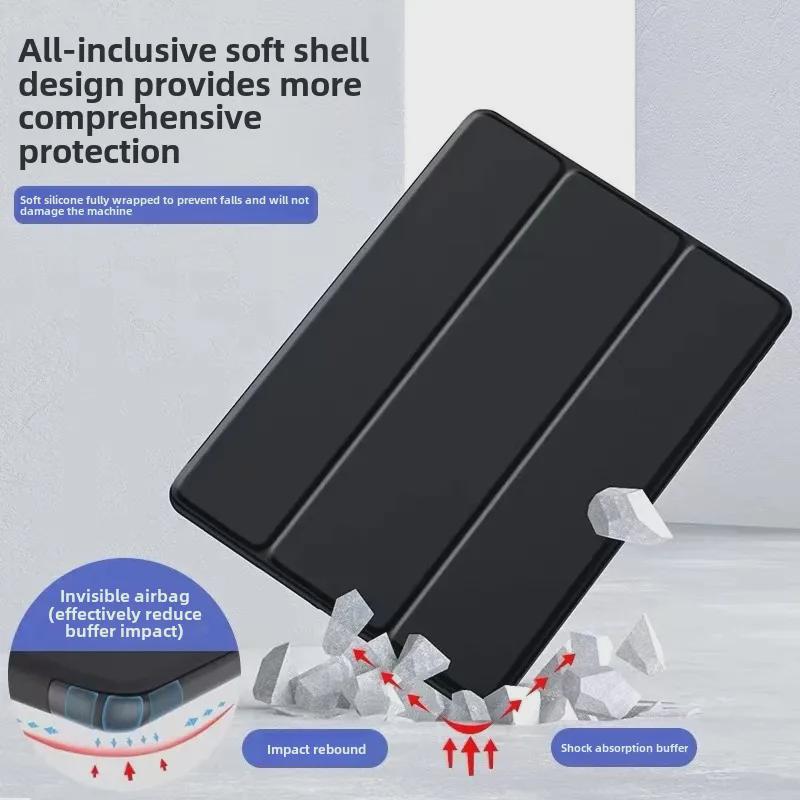 iPad Protective Case with Pen Slot - Compatible with 10.9''/11''/12.9'' iPad and Air 4/5 - Leather Cover