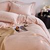 Four-Piece Set Of Thickened Milk Fleece Bed Antistatic High Gram Weight Coral Fleece Engraving Three-Piece Set
