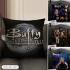 B-Buffy Vampire Slayer Cushion Cover Natural Linen Organic Fabric Double-Sided Printing Sofa Home Decor Gift Pillow Case