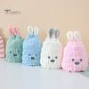 Kids Hair Towel Wrap Dry Hat Cartoon Super Soft Bunny Ears Coral Fleece Drying Microfiber Rabbit Shape Wipe Daily Use Bath