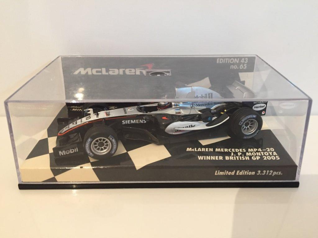 DP McLaren Mercedes Grand Prix Montoya 530054320 1/43 MP4/20 (British 2005) J.P.