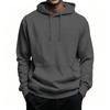 Men's Hooded Long Sleeve Casual Pullover Sweatshirt for Everyday Wear