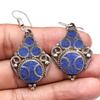 Tibetan Turquoise Lapis Lazuli Nepali Earrings Handmade Jewelry Coral Tribal