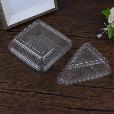 10Pcs Triangle Square Cheesecake Box Pie Holders Cake Boxes Diy Cupcake Slice Container For Bakery Party Wedding