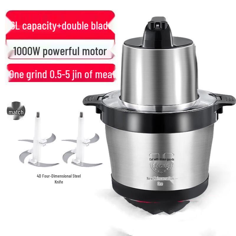 Электрическая мясорубка и кухонный комбайн