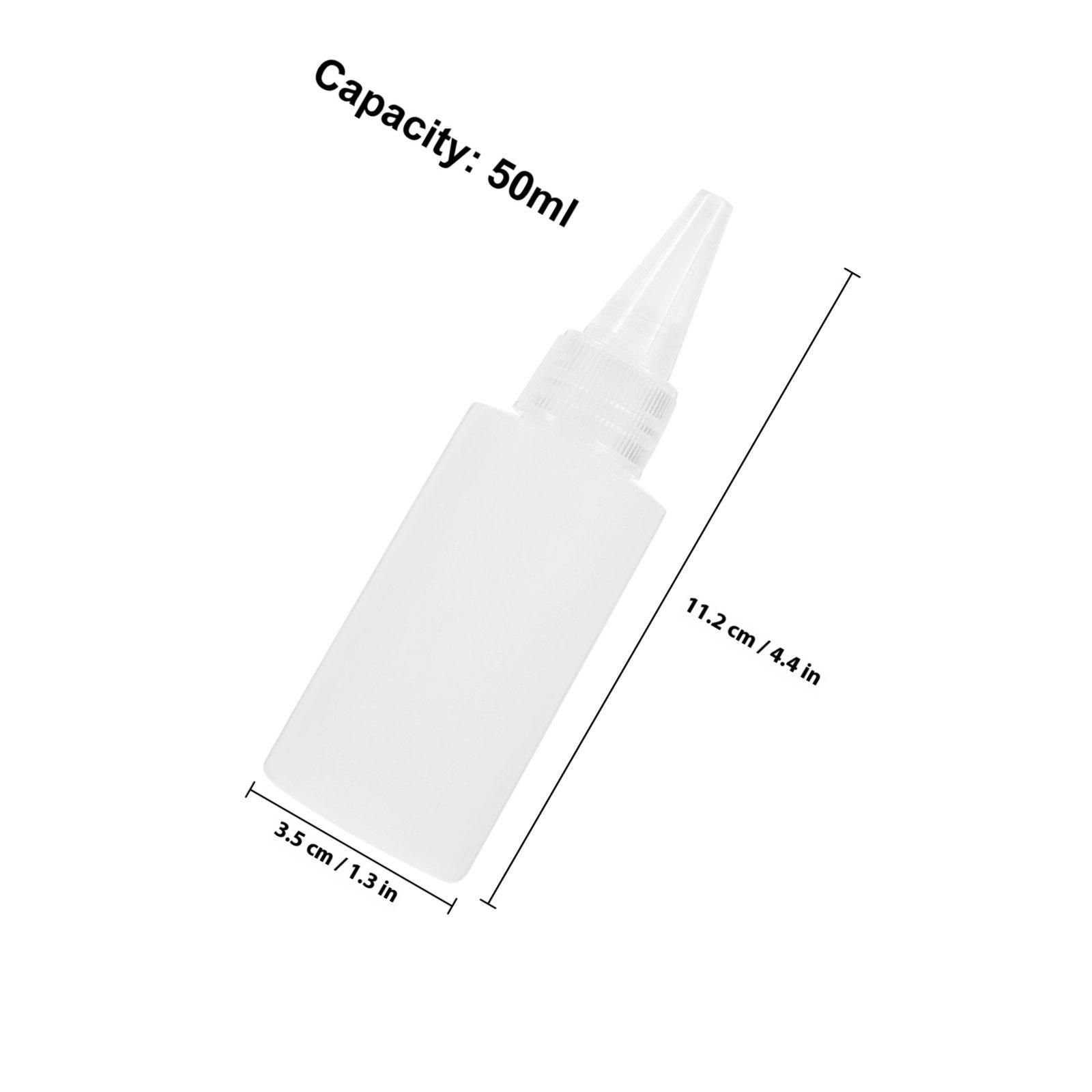 

100Pcs Liquid Glue Refillable Bottle Squeezing Ink Bottles for Acrylic Painting Tie Dye Powder Precision Dispensing on Rough