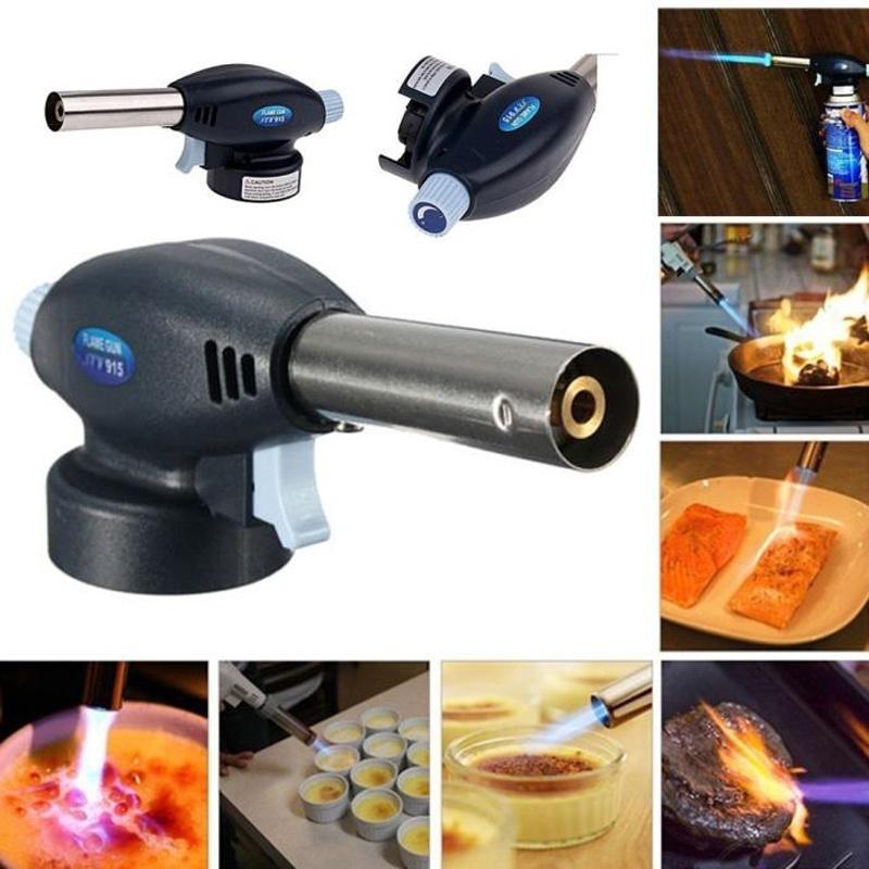 360° Gas Flamethrower Burner Gas Blow Outdoor Camping BBQ Baking Meat Tools 360° Gas Flamethrower Burner Gas Blow Outdoor Camping BBQ Baking Meat Tools