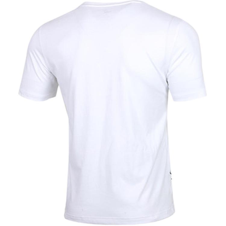 Puma Big Logo Printed Short Sleeve TEE White Men's 586464-02